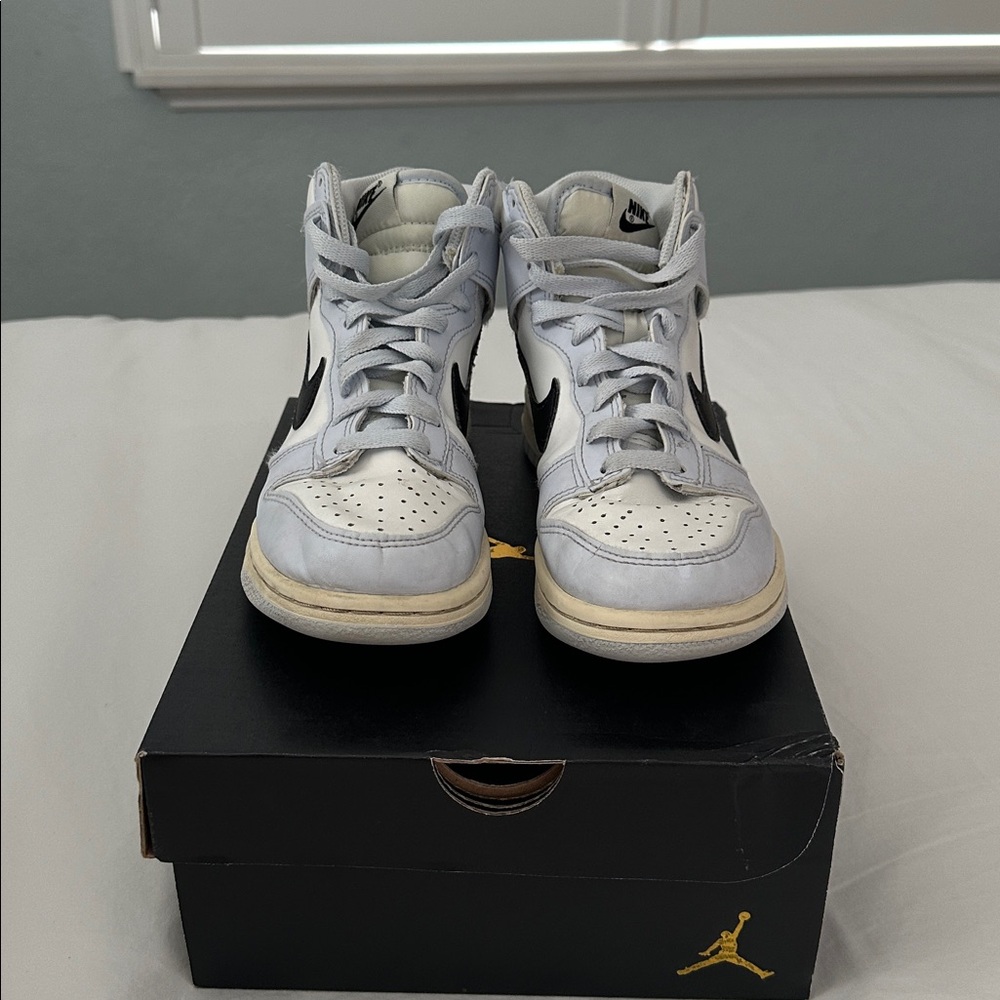 Air Jordan Dunk High 'Light Blue Grey Black'- Youth 4 / Women’s 5.5